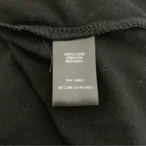 torrid Midi Studio Deep Black Cupro Bodycon Dress 3X - Picture 11 of 11